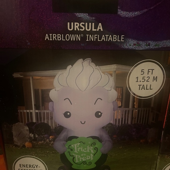 Disney Villains Ursula Halloween Inflatable 5ft NEW - Picture 4 of 4